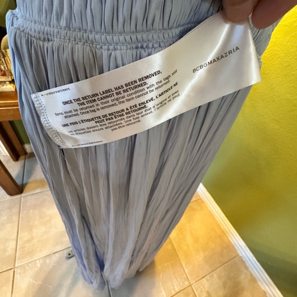 BCBGMaxAzria Light Blue One-Shoulder Dress - Picture 5 of 10